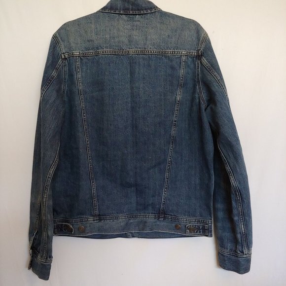 J. Crew medium wash jean jacket Medium - Picture 6 of 9